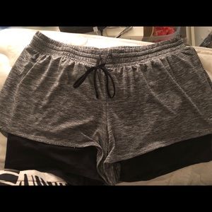 grey champion athletic spandex shorts
